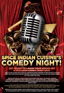 Comedy Night – August 16, 6:30PM