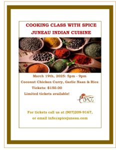 Cooking Class – March 19