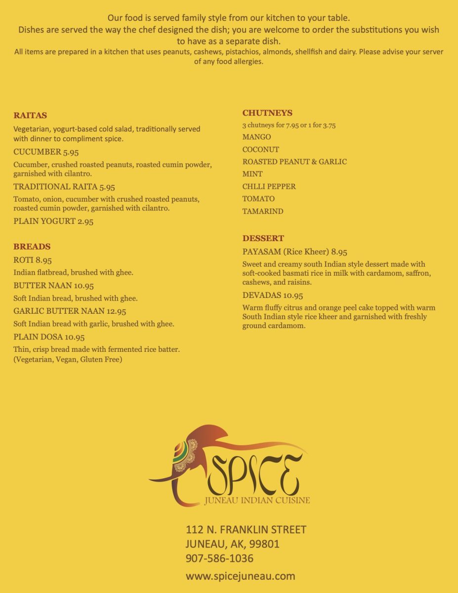 Menu | SPICE