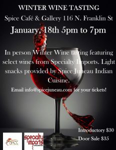 Winter Wine Tasting January 18th