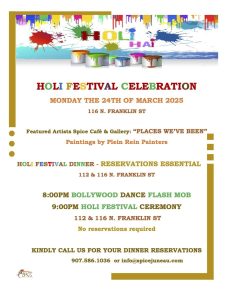 Holi Festival Celebration – March 24th