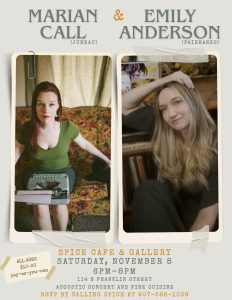 Emily & Marian Concert – November 8th