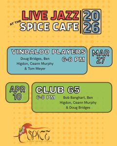 Live Jazz at the Spice Cafe – April 10