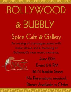 Bollywood and Bubbly – June 20
